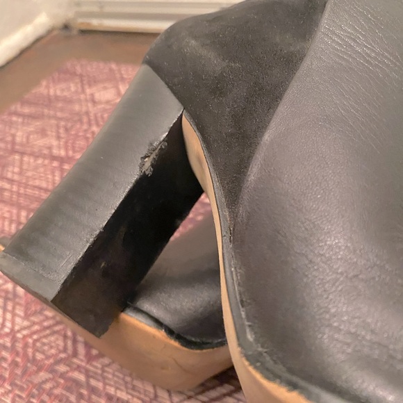 Sam Edelman Reyes Boot Black Suede and Leather - Picture 8 of 9